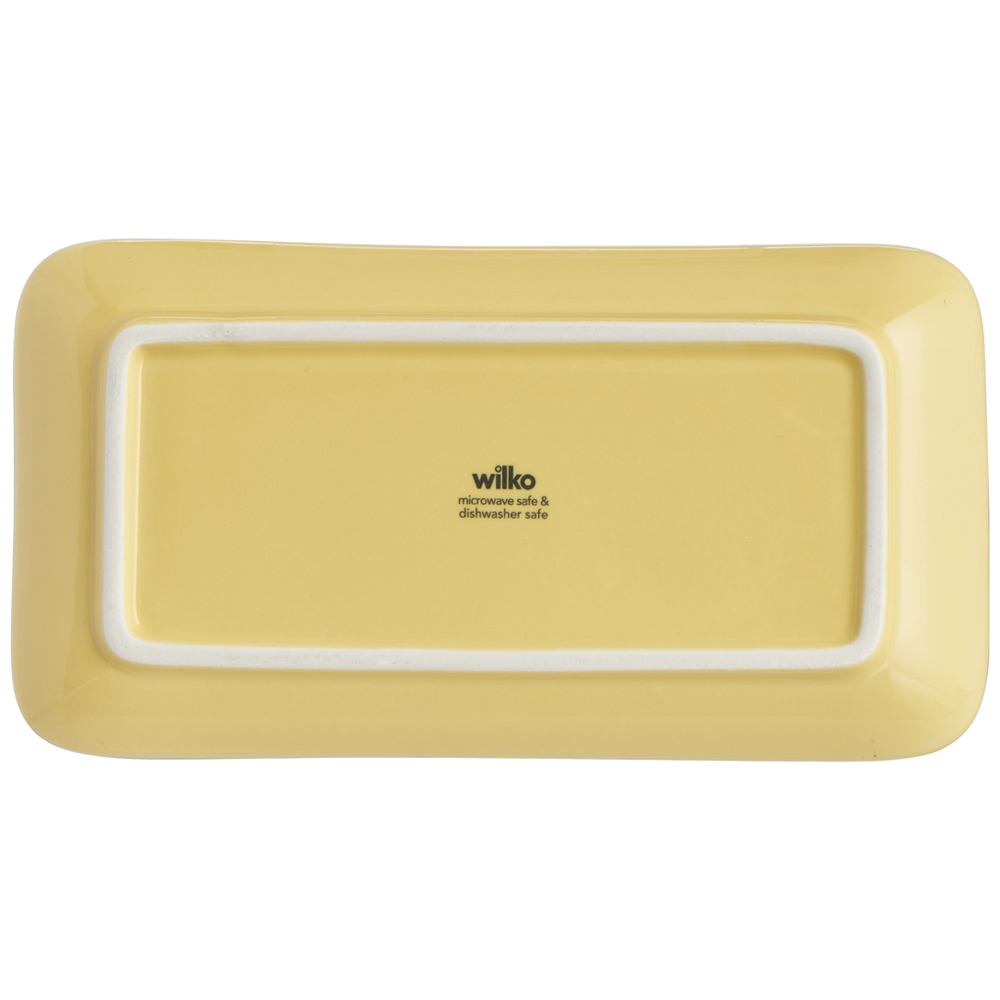 Wilko Yellow Mezze Small Platter Image 2