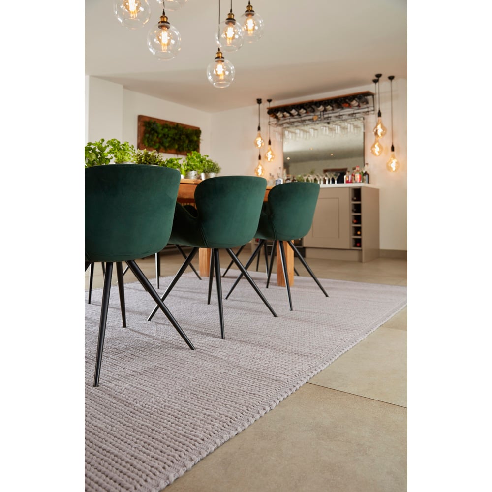 Origins Cable Warm Grey Rug 120 x 170cm Image 2
