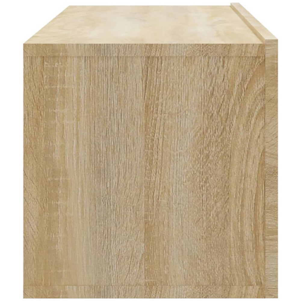 vidaXL 2 Door Sonoma Oak Wall Mounted TV Cabinet Set of 2 Image 8