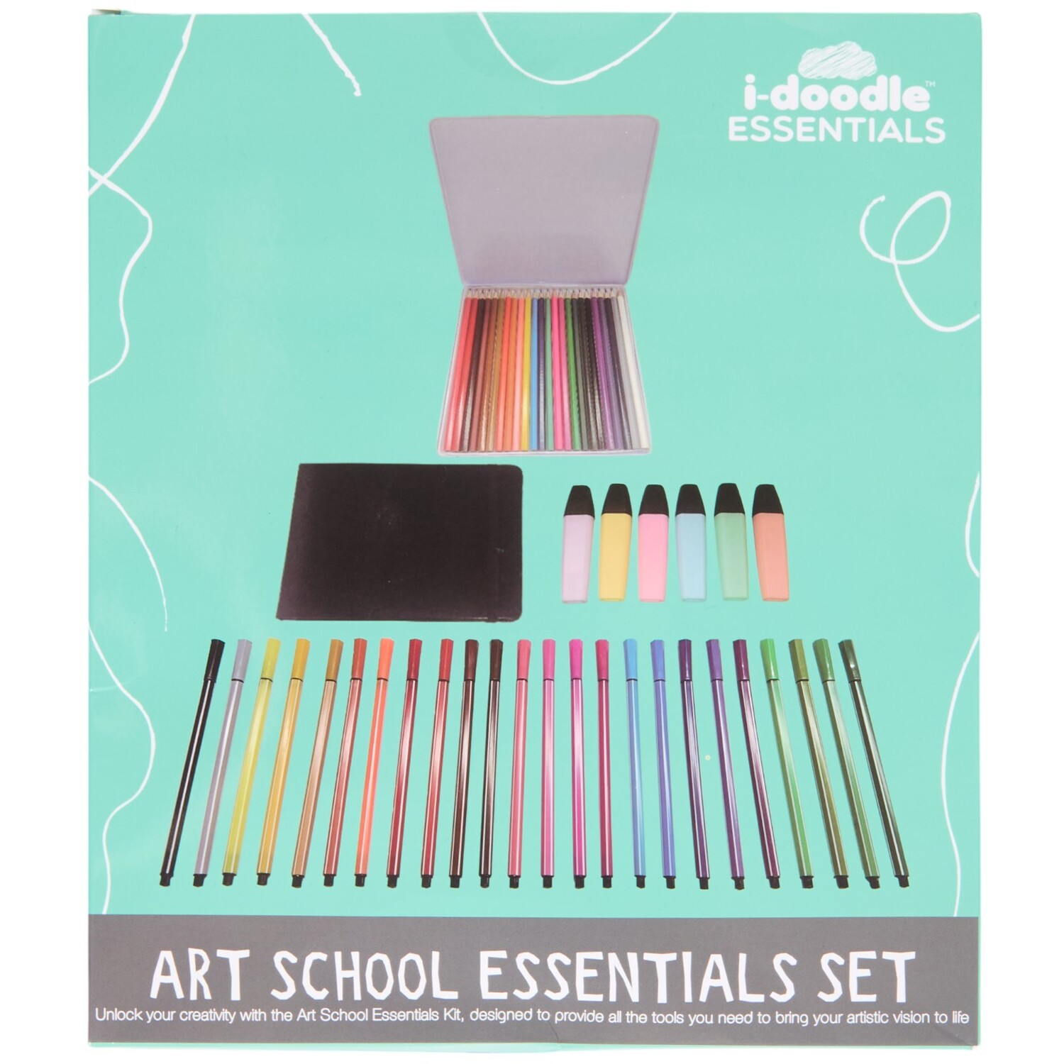 Art School Essentials Set Multicolour Image 1