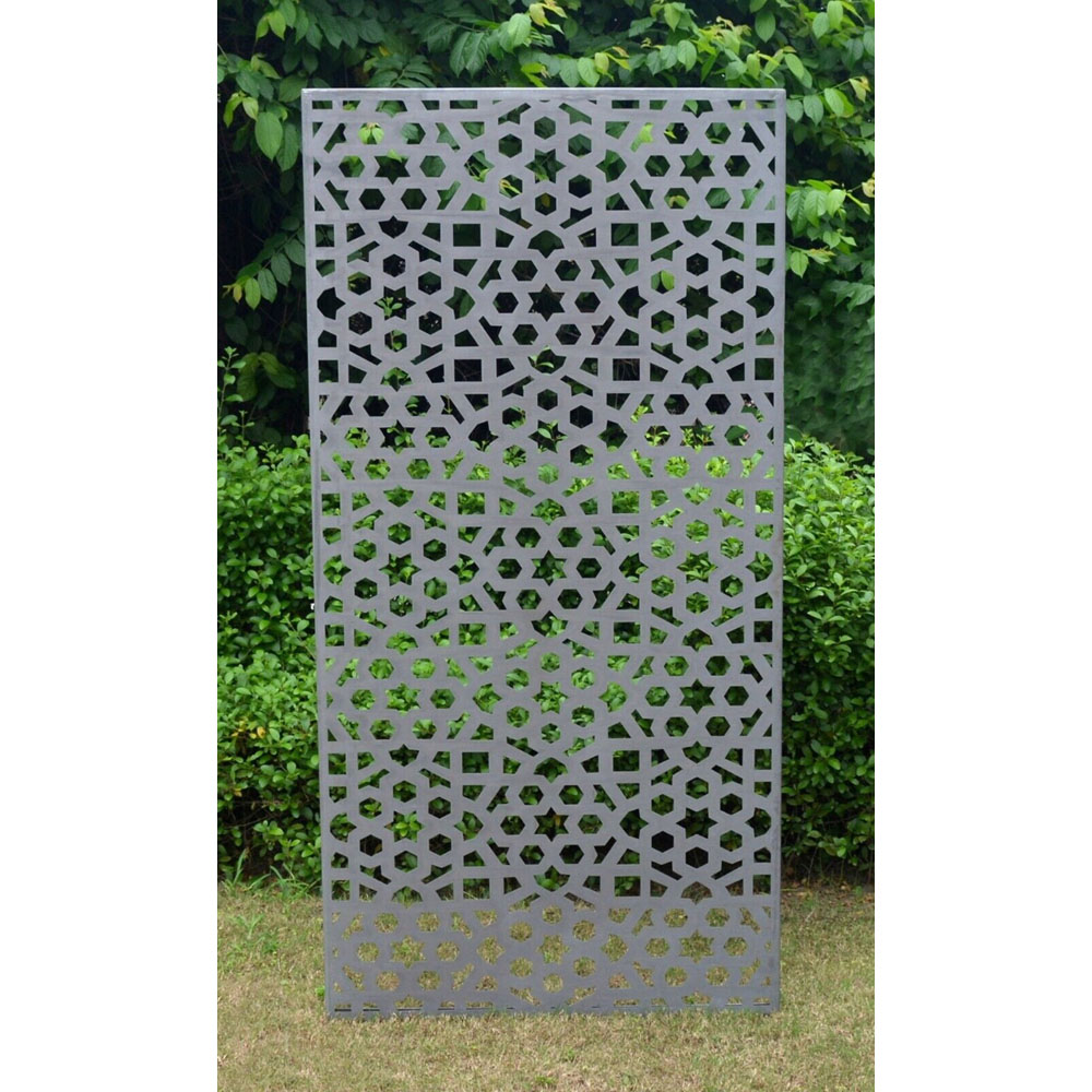 Inspirational Gifting Moroccan Decorative Steel Screen Wall Art 6 x 3ft Image 3