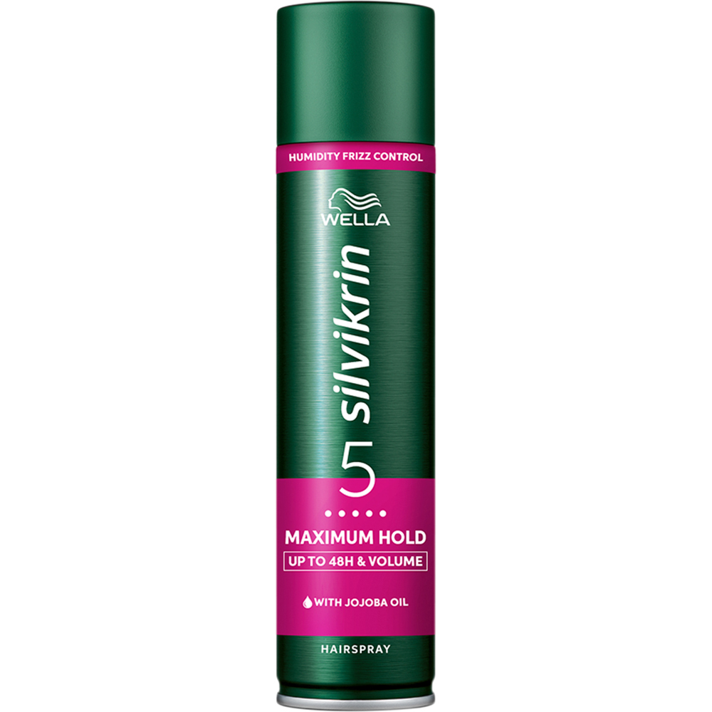 Silvikrin Hairspray Maximum Hold 250ml Image 1
