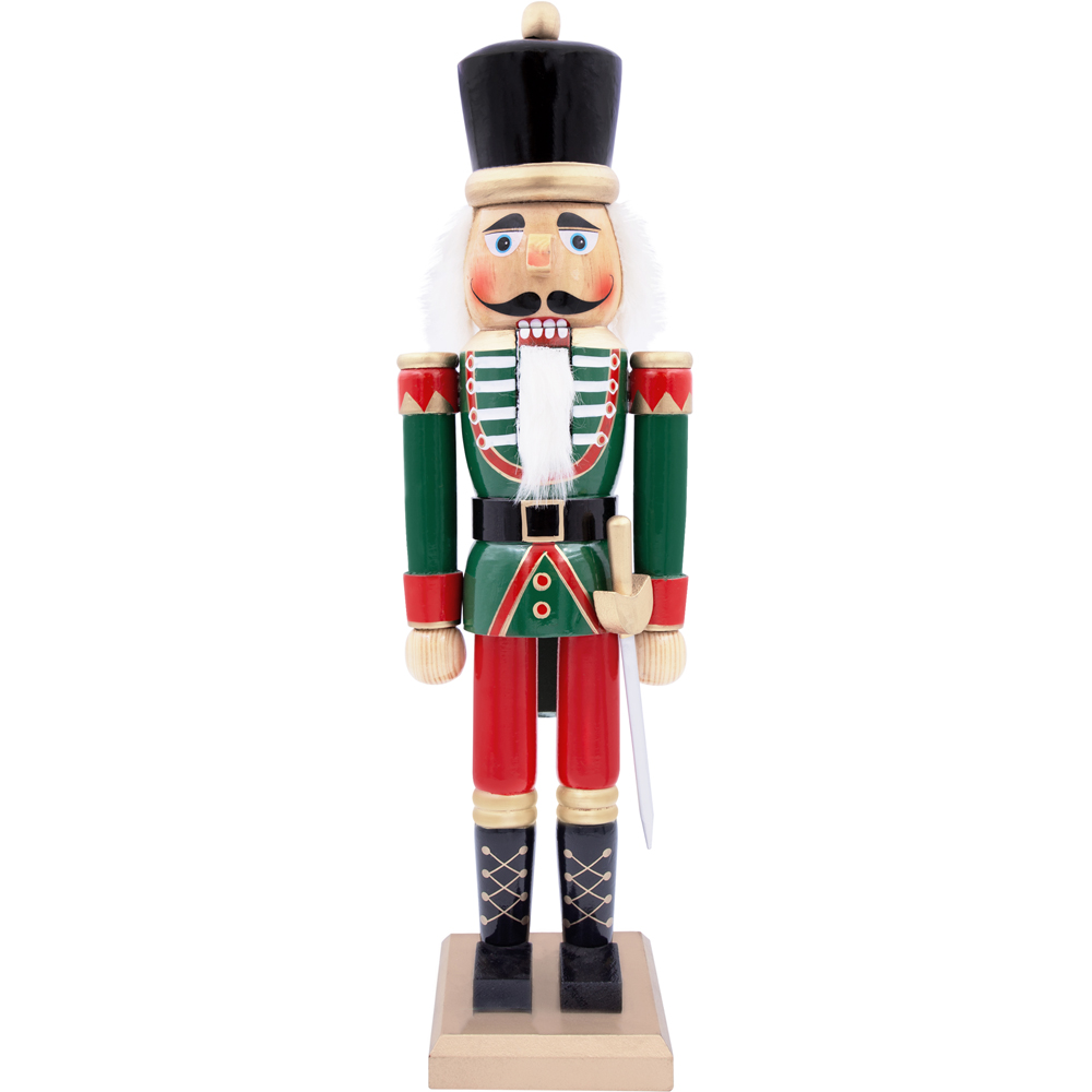 The Christmas Workshop Wooden Nutcracker Soldier 50cm Image 1