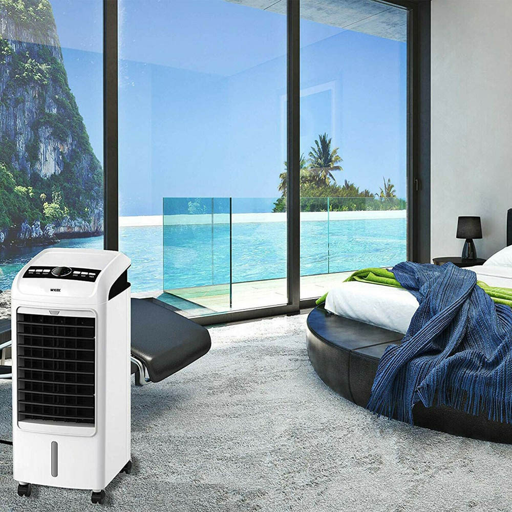 MYLEK White and Black Air Cooler with Remote 4L Image 2