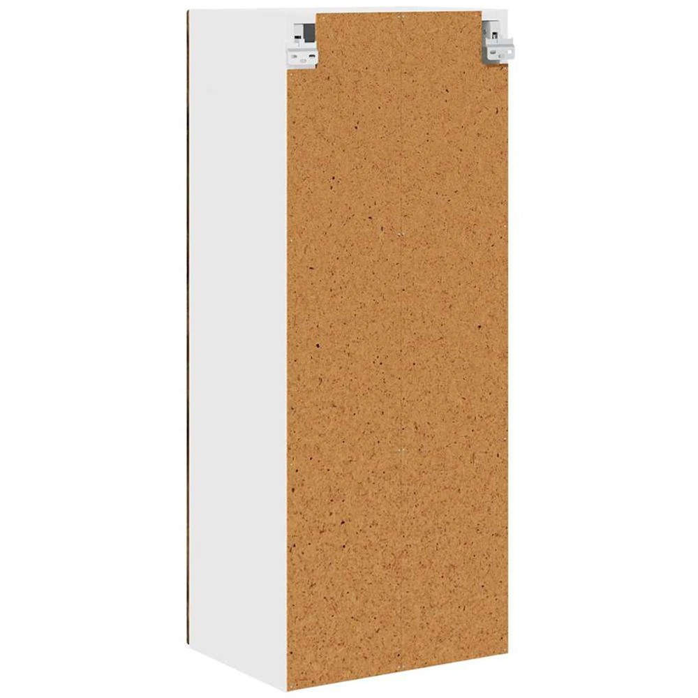 vidaXL Single Glass Door Smoked Oak Kitchen Wall Cabinet Image 7