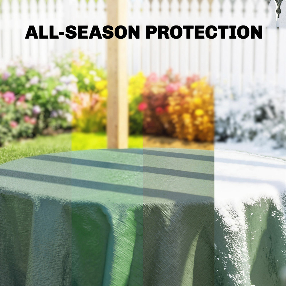 Outsunny 4 x 6m Green PE Waterproof Tarpaulin Image 4