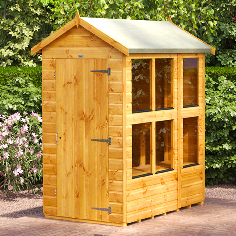 Power 6 x 4ft Apex Potting Shed Image 2