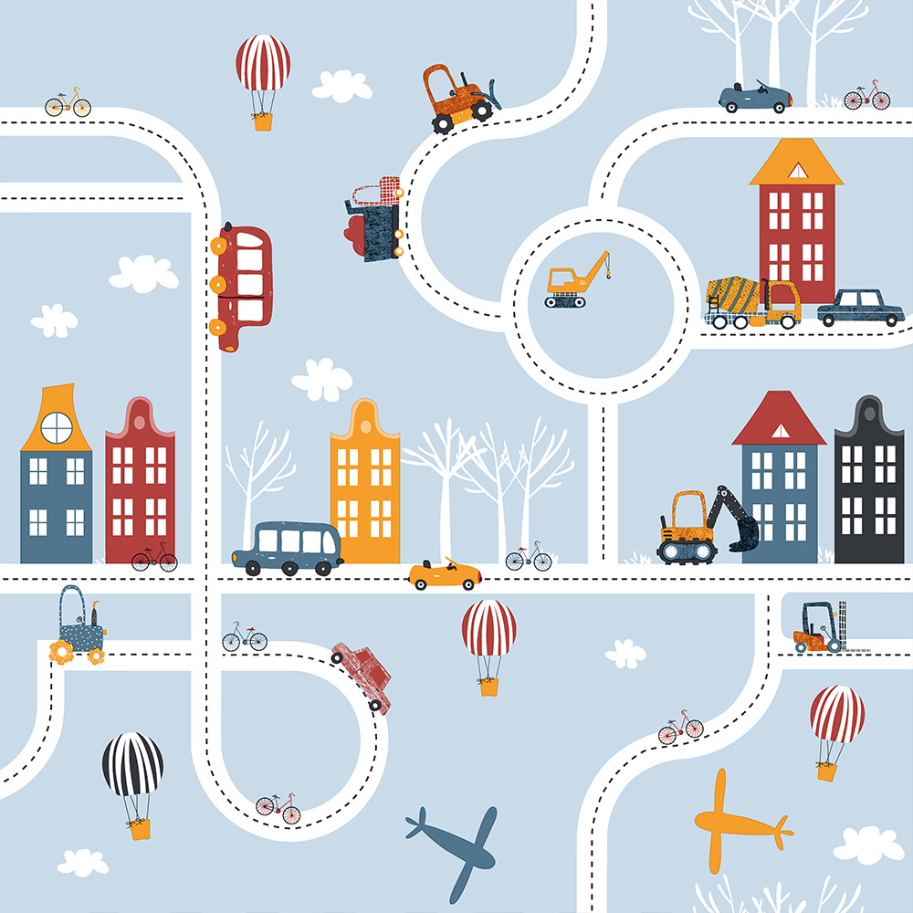 Muriva Mini City Wallpaper Image 1