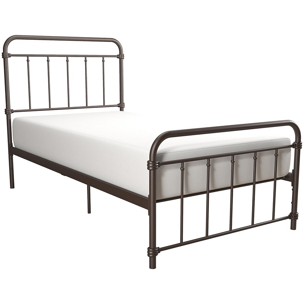 Dorel Wallace Single Bronze Metal Bed Image 3