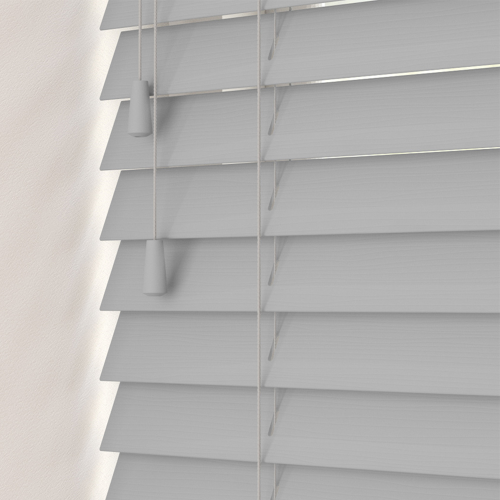 New Edge Blinds Grained Venetian Blinds Dove Grey 210cm Image 1