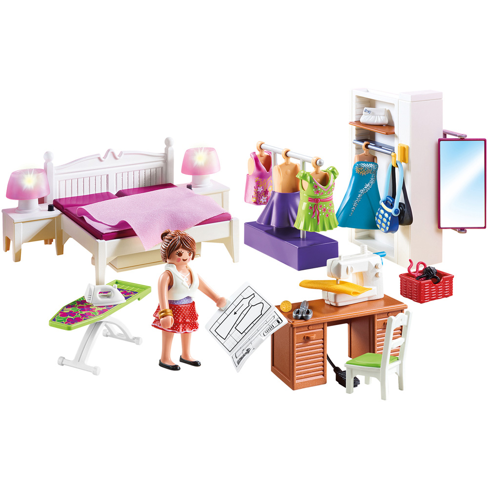 Playmobil Bedroom with Sewing Corner Playset 67 Piece Image 3
