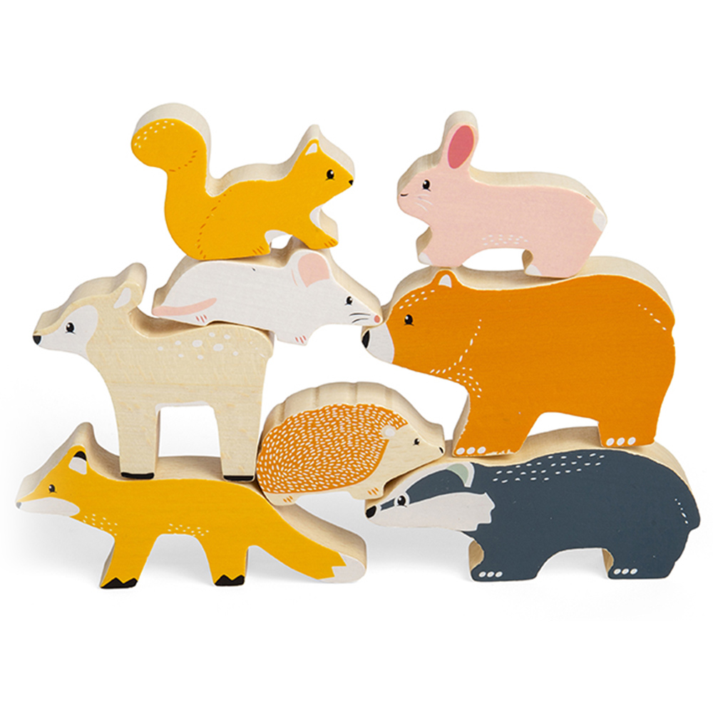 Bigjigs Toys FSC Woodland Animal Set Multicolour Image 4