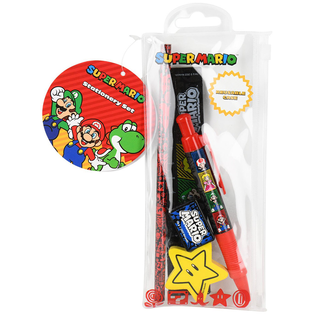 Super Mario Stationery Set Image