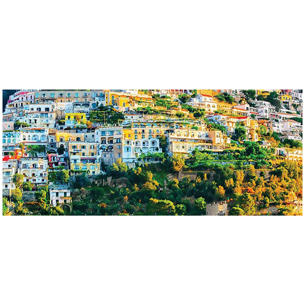 Warren Reed Designer Positano Amalfi Coast Glass Bathroom Splashback 25 x 60cm Image 2