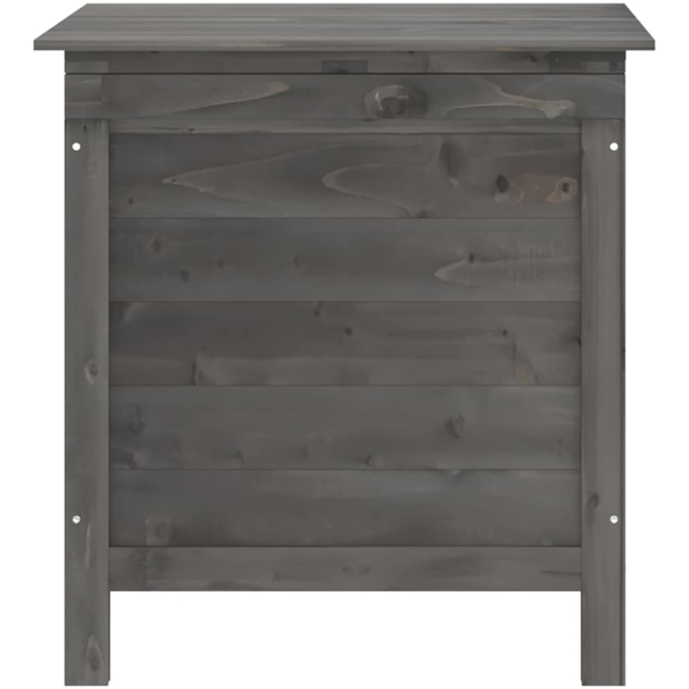 vidaXL 56.5 x 50 x 49cm Anthracite Fir Wood Garden Storage Box Image 3