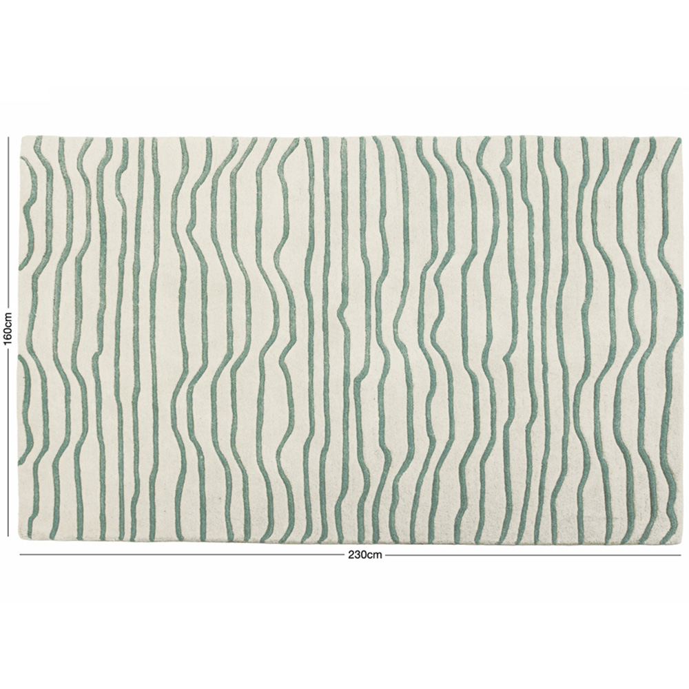 Esselle Home Aura Dune Natural and Green Rug 160 x 230cm Image 7