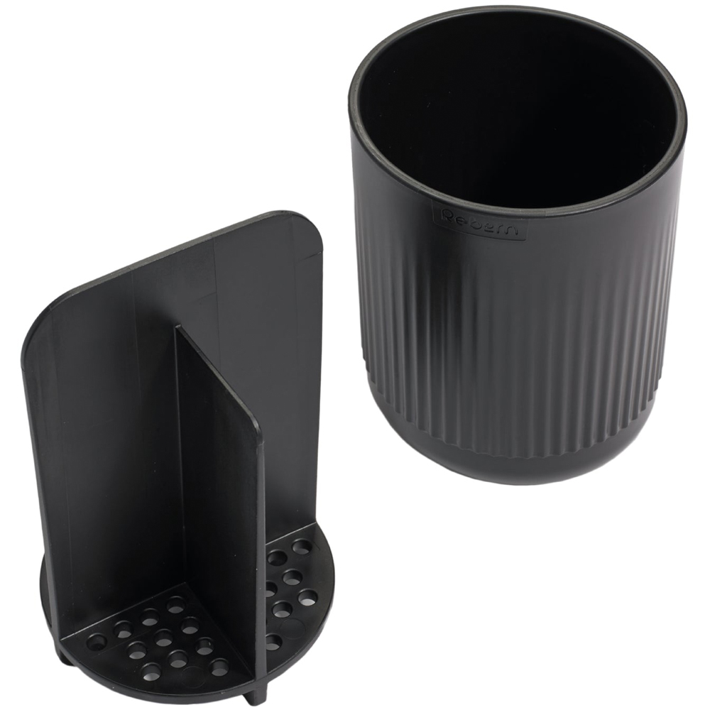 ReBorn Dark Grey Recycled Plastic Toothbrush Holder Image 5