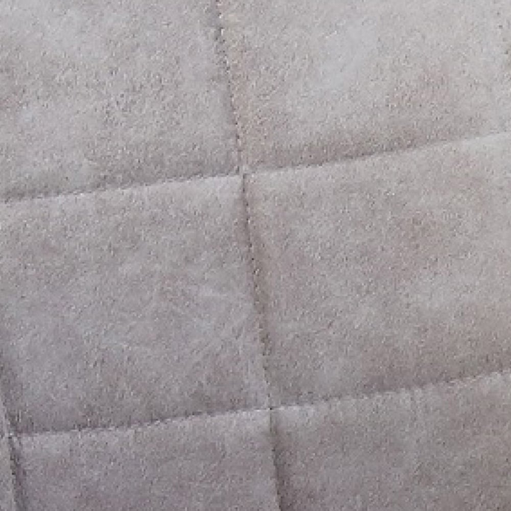 wilko Adrian Set of 2 Light Grey Suede Faux Leather Dining Chairs Image 6