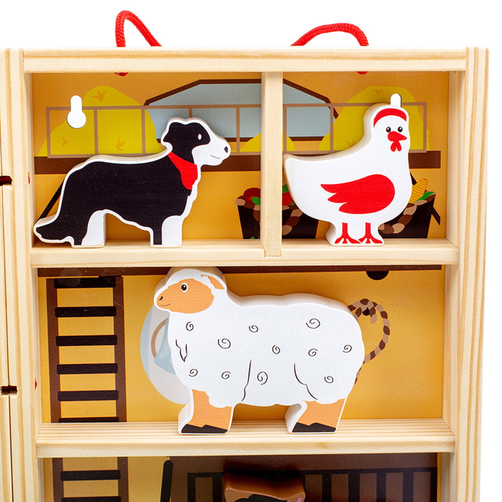 Bigjigs Toys Farm Animal Playbox Multicolour Image 4