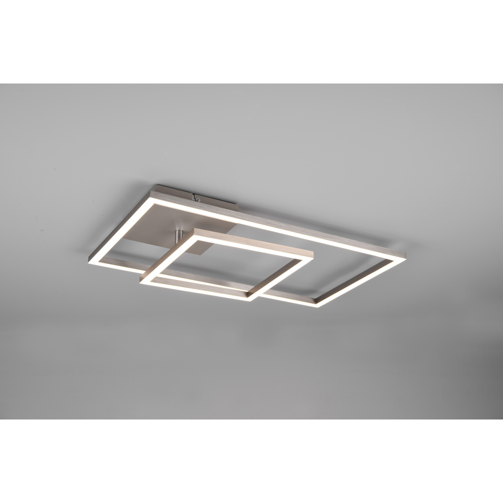 TRIO Padella Matt Nickel LED Ceiling Light Image 4