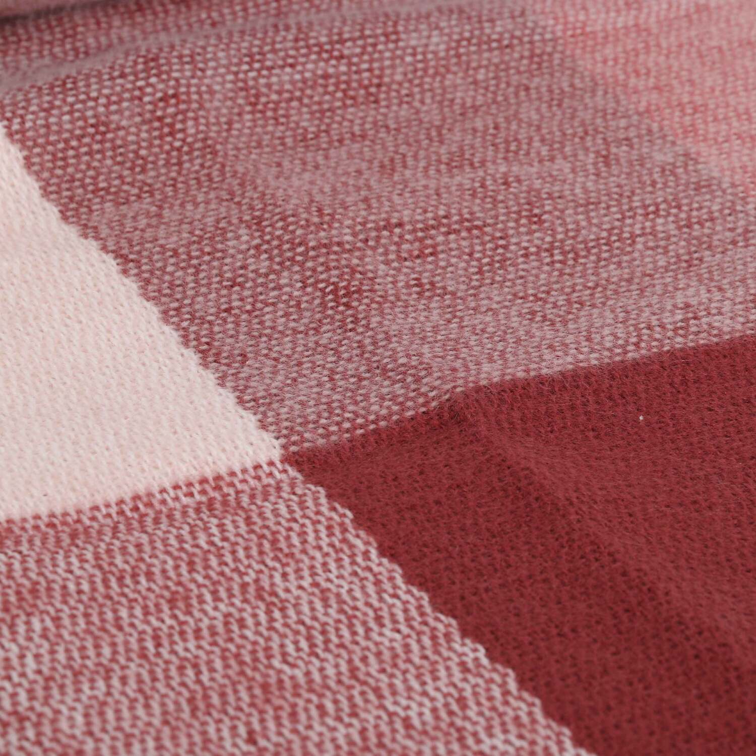 Melrose Check Throw - Mulberry Image 5