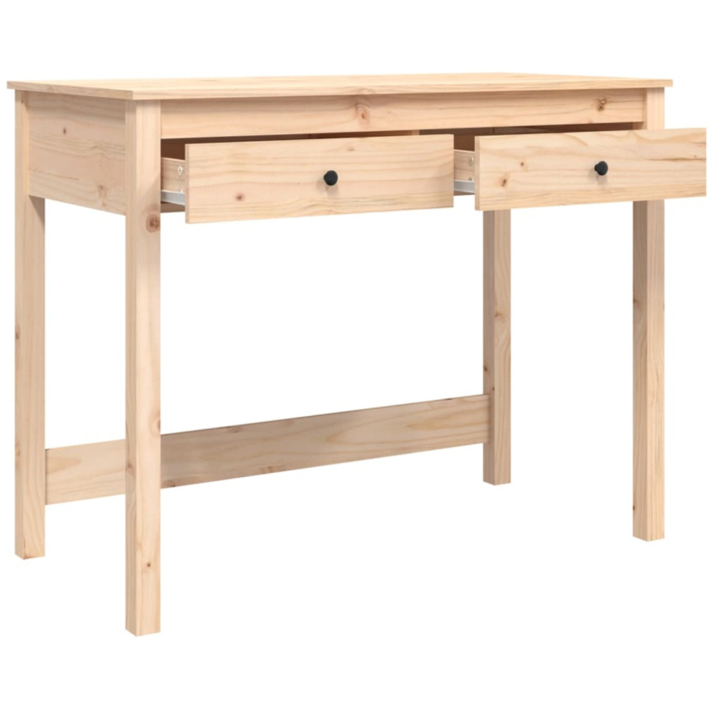 vidaXL 2 Drawer Computer Desk Brown Image 6