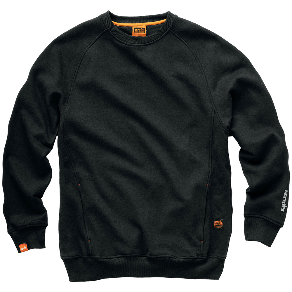 Scruffs Eco Worker Sweatshirt S Black Image 1
