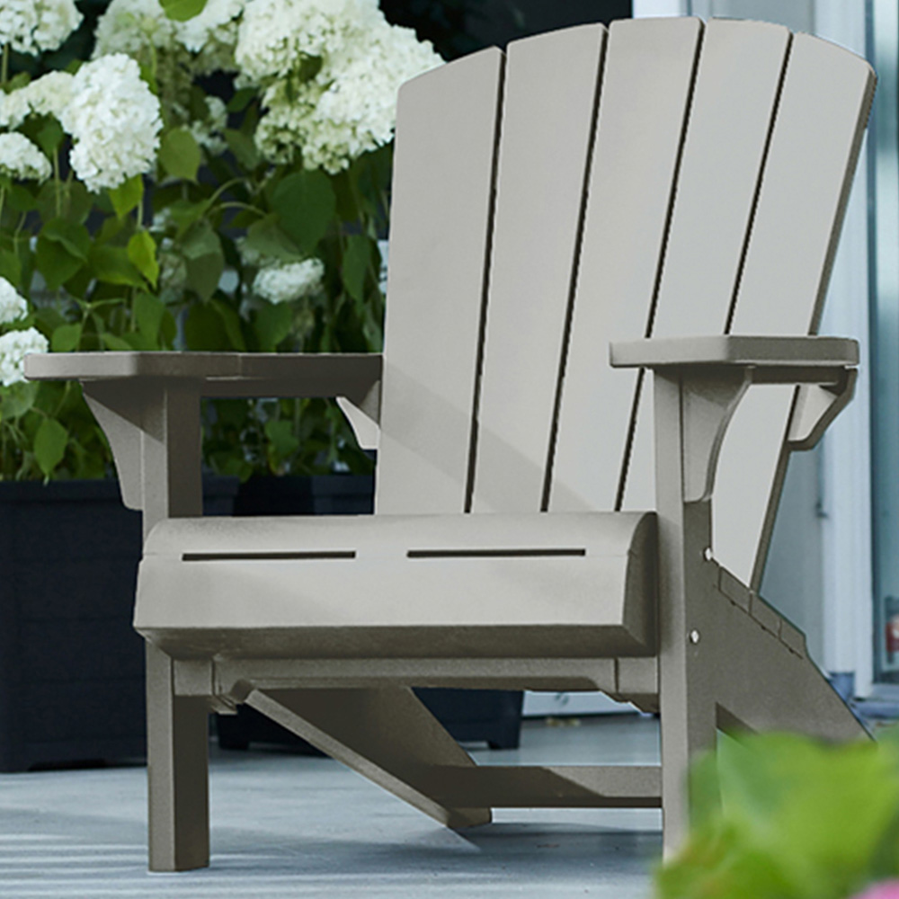 Keter Troy Grey Adirondack Chair Image 1