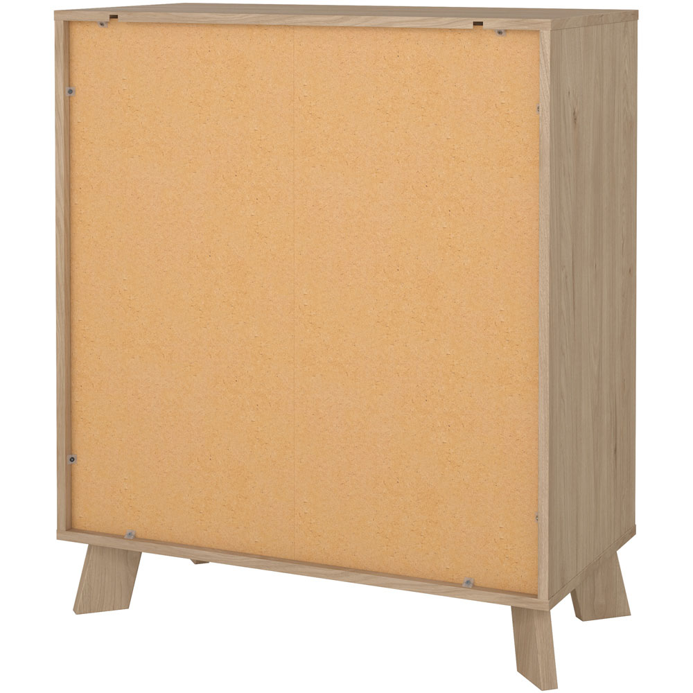 Furniture To Go Ikast 3 Drawer Brown and White Chest of Drawers Image 5