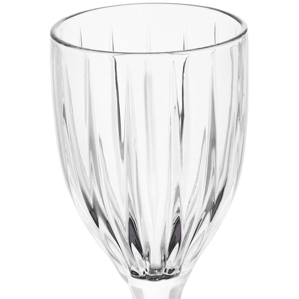 Premier Housewares Beaufort Crystal Clear Wine Glasses 4 Pack Image 4