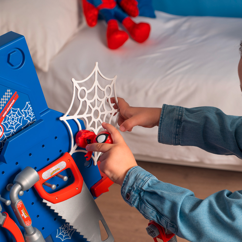 Smoby Spiderman Bricolo Handyman Workbench Playset Image 6