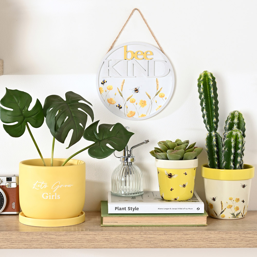 Country Living Bee Motif Planter Set of 2 Image 2