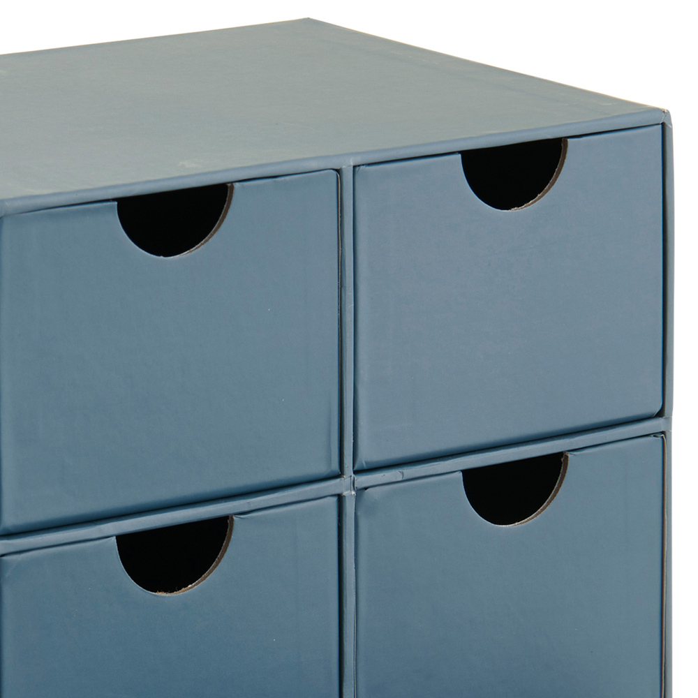 Wilko Dark Blue 6 Drawer Storage Image 5