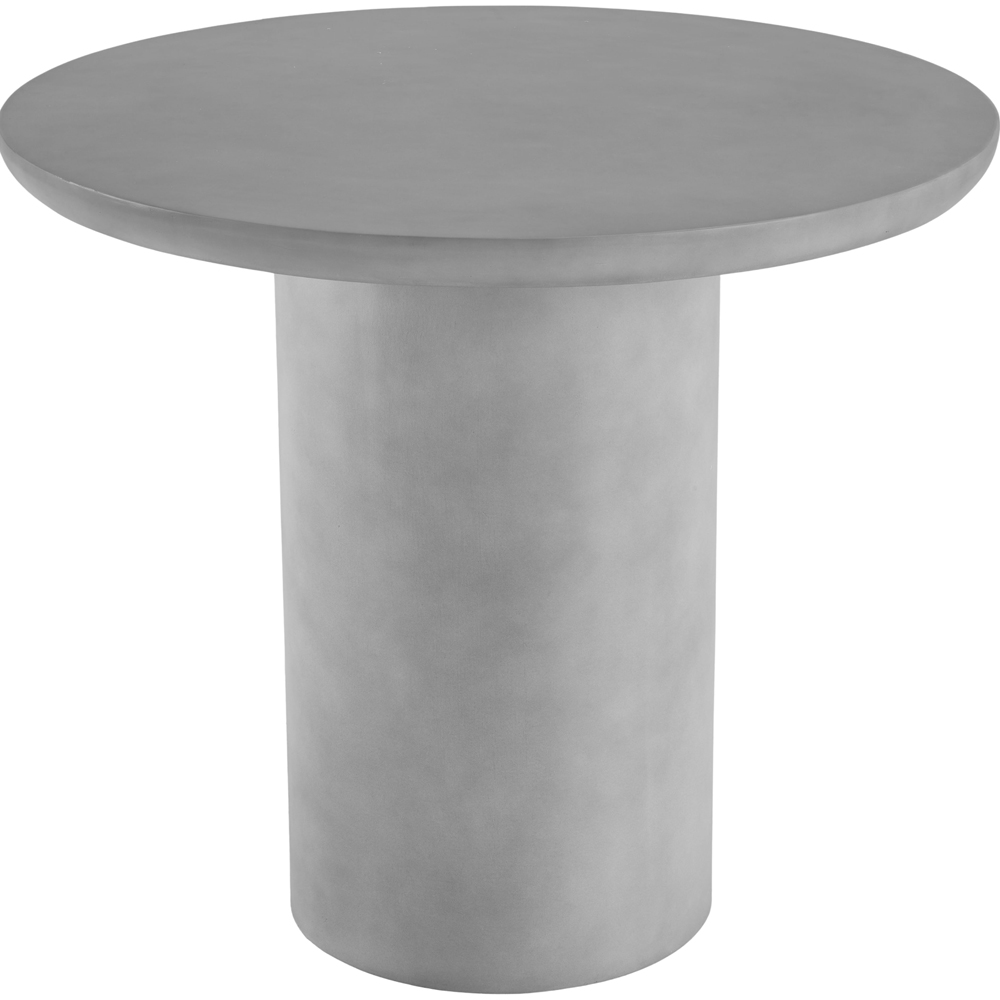 tectake Talmi Stone Grey Round Garden Table Image 2