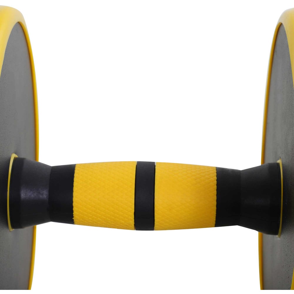 HOMCOM Yellow Dumbbell and Barbell Adjustable Set 20kg Image 3