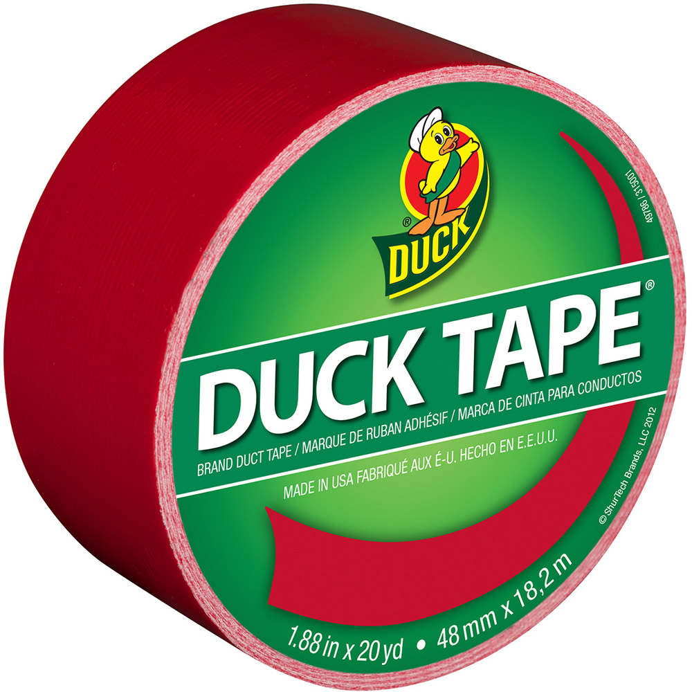 Duck 48mm x 18.2mm Fire Engine Red Duct Tape Image 1
