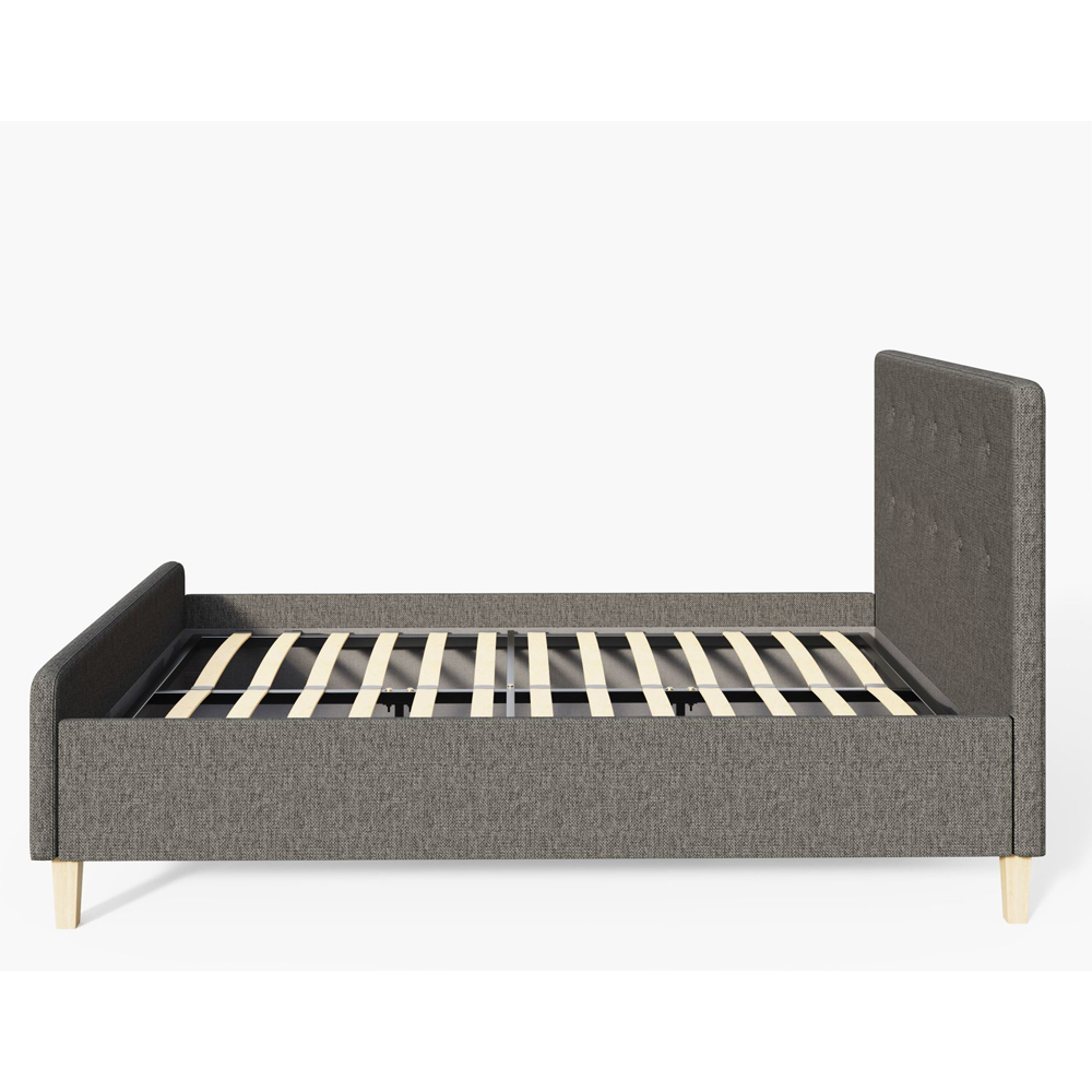 GFW Ashbourne King Size Dark Grey Ottoman Bed Image 6