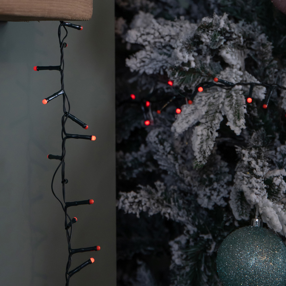 Samuel Alexander BerryBrights 360 Red LED Battery Operated Christmas String Lights 9m Image 2