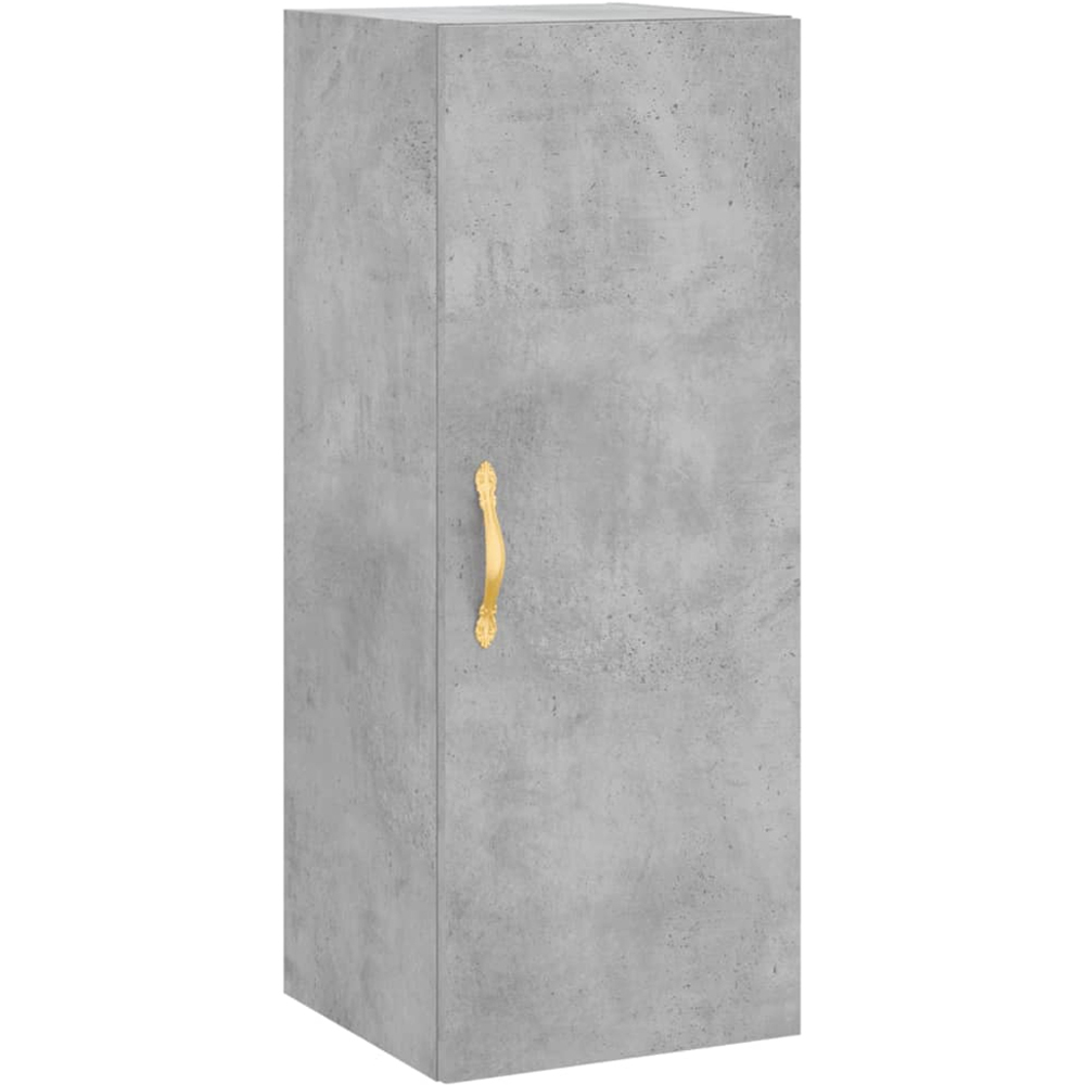 vidaXL 2 Door Concrete Grey Highboard Image 5