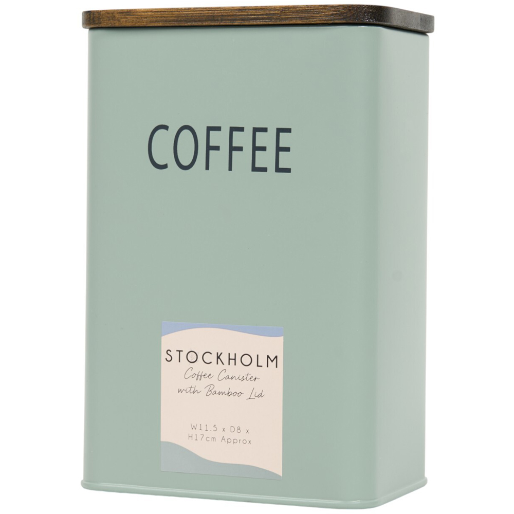 Stockholm Coffee Canister with Bamboo Lid Image 5