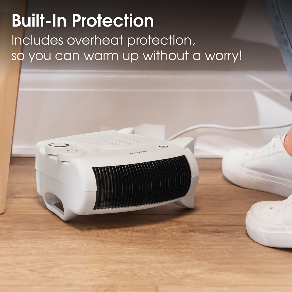 Abode AFH1001 White Horizontal and Vertical Fan Heater Image 7