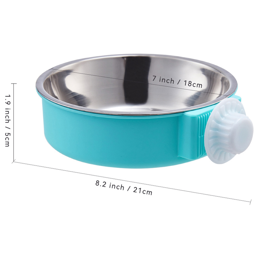 H&O Direct Blue 2 in 1 Cage Hanging Pet Feeder Image 4