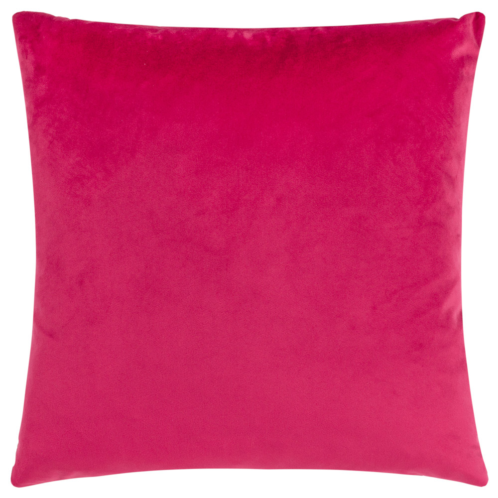 Paoletti Ledbury Multicolour Velvet Jacquard Cushion Image 4