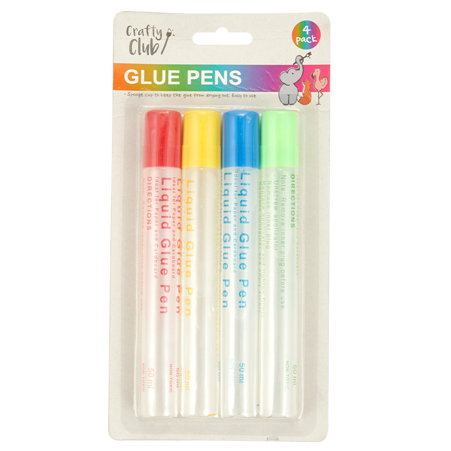 Pack of 4 Glue Pens Image 1