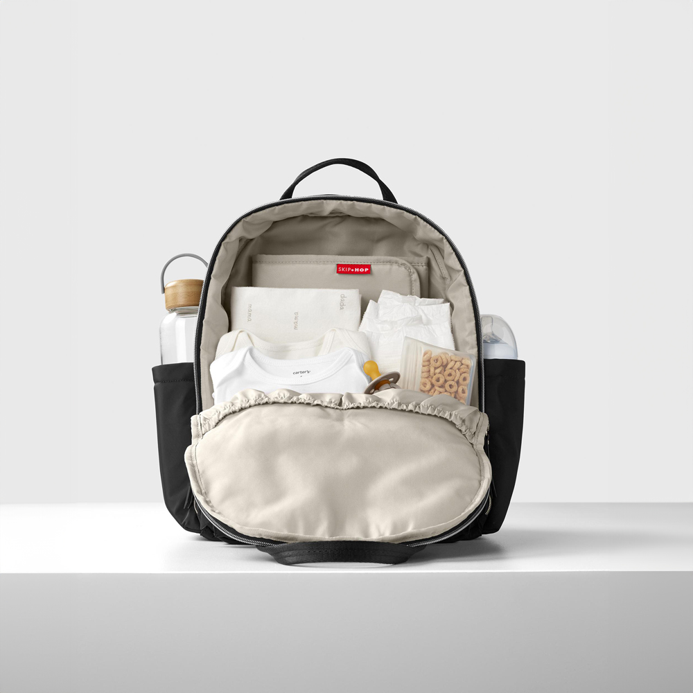 Skip Hop Envi Luxe Diaper Black Backpack Image 3