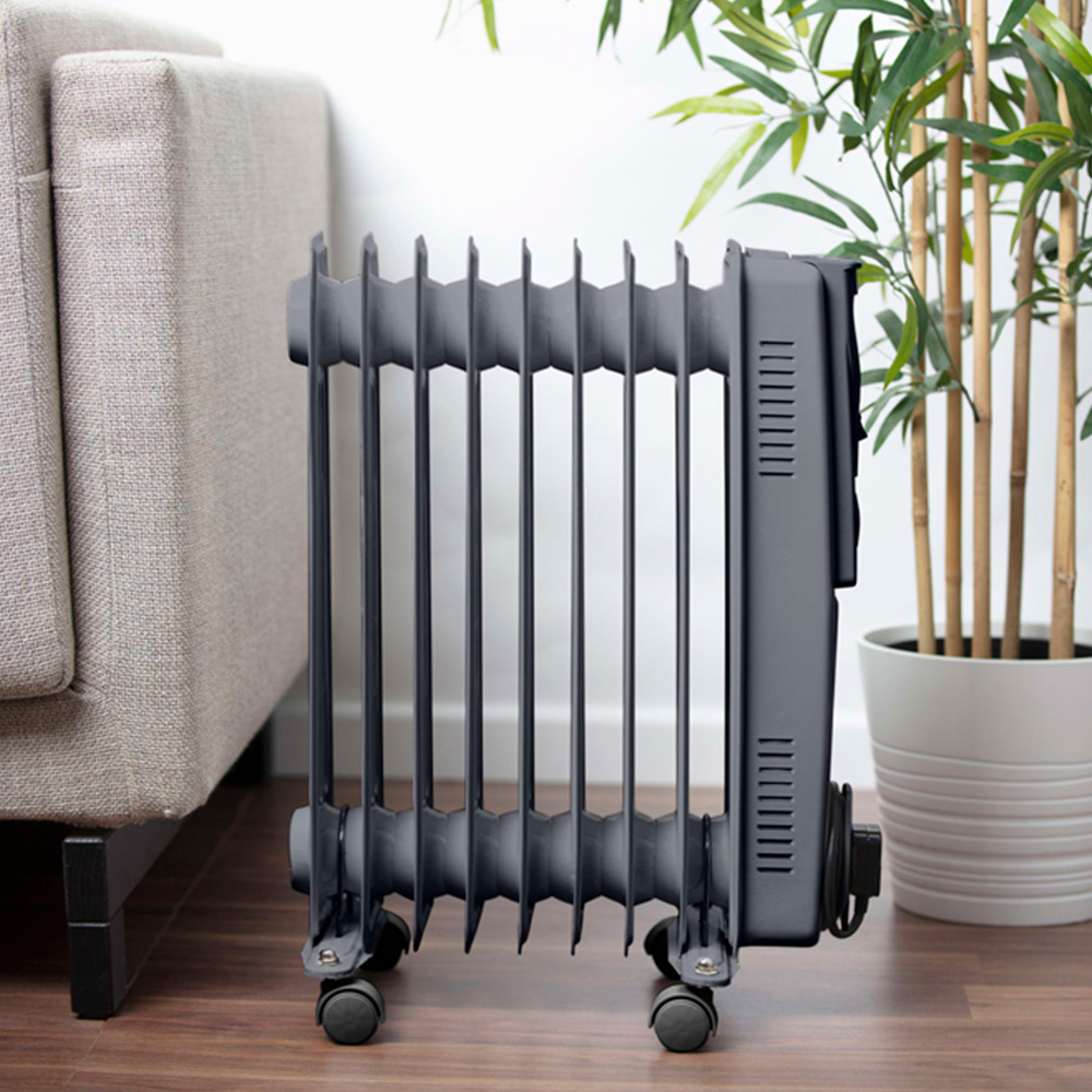 Warmlite Grey Oil Filled Radiator 2000W Image 7