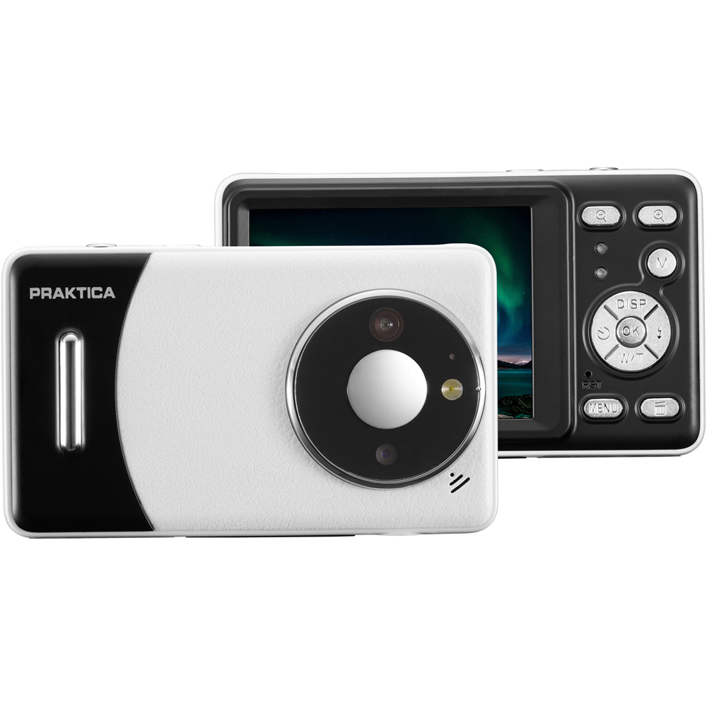 Praktica DZ13 White Digital Camera with Micro SD Card and Bag Image 3