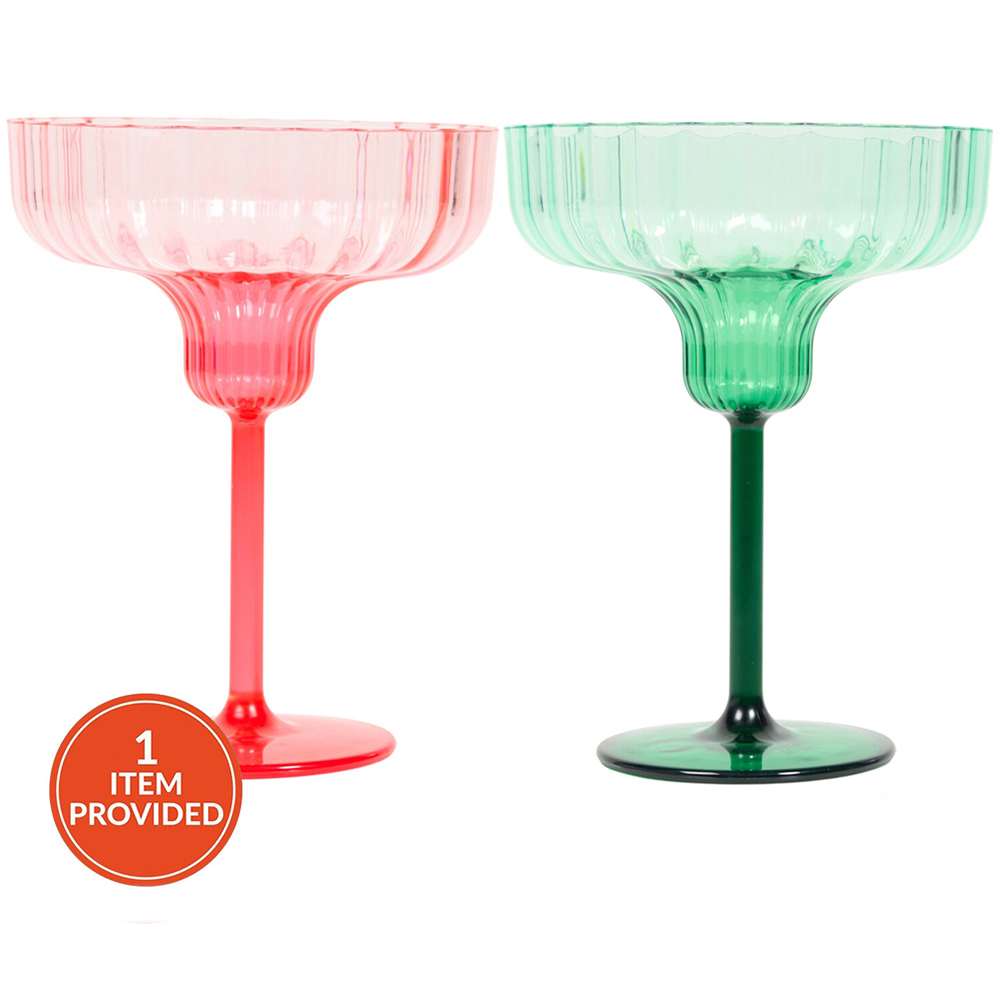 Zest and Zing Ombre Cocktail Glass Image 1
