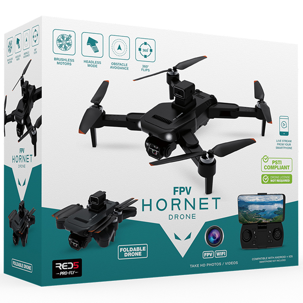 Red5 Hornet Drone V2 with Spare Battery and Carry Case PSTI Image 6