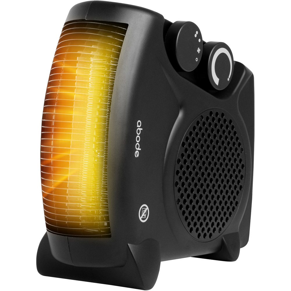 Abode AFH1001B Black Horizontal and Vertical Fan Heater Image 2